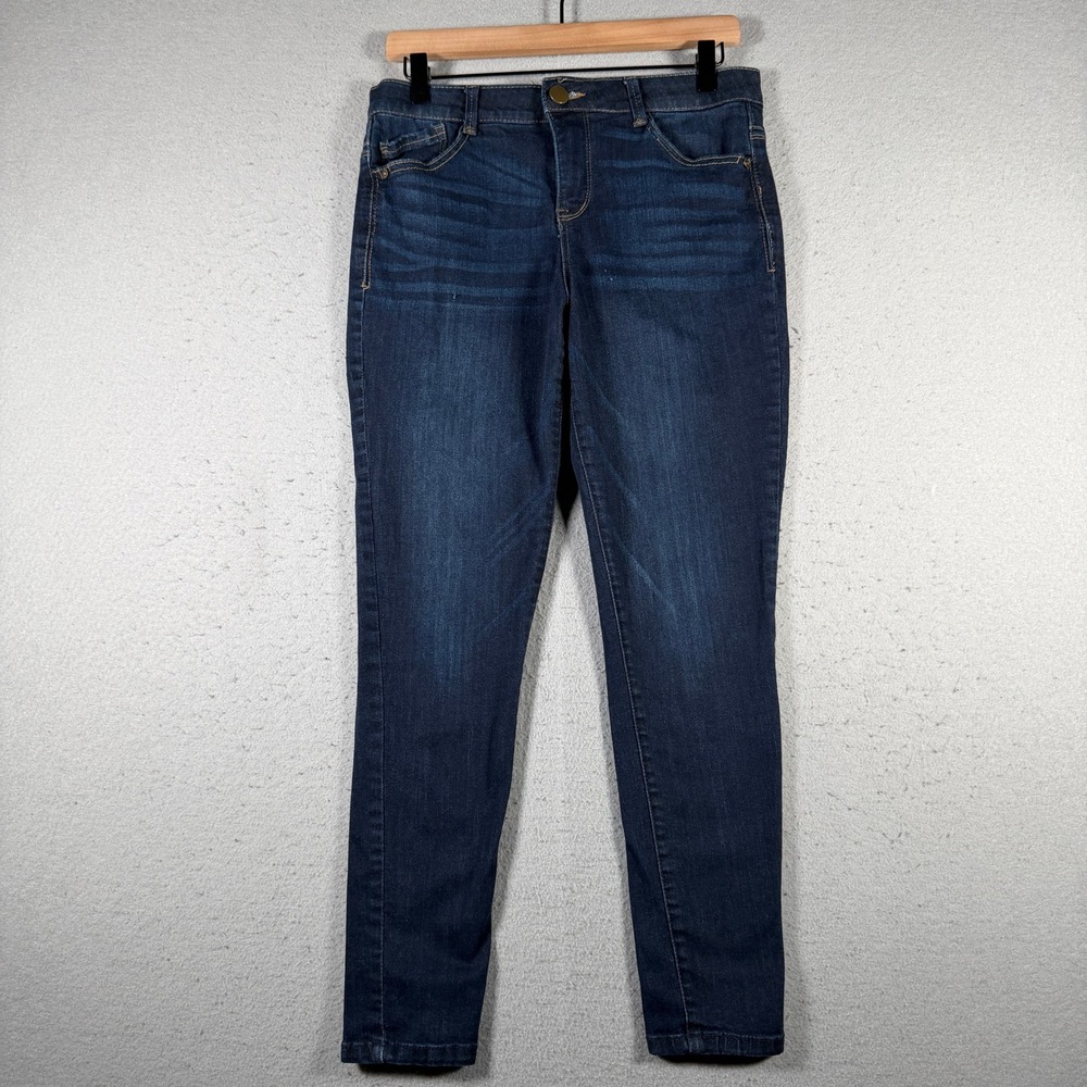 Democracy Ab solution Skinny Jeans Womens 6 Dark Wash Blue Denim B1721W5EH